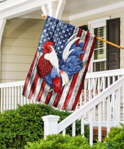 rooster american us flag 6736