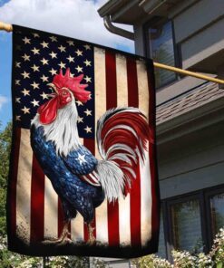 rooster flag american patriot bnt291fv1 3463