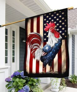 Rooster Flag American Patriot BNT291Fv1