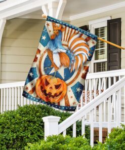 rooster halloween flag 1286