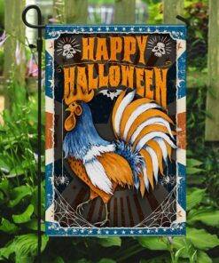 rooster halloween flag 1760