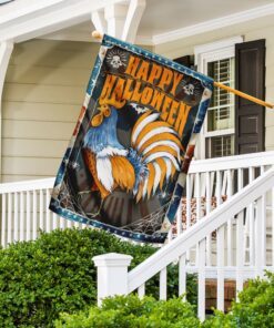 rooster halloween flag 5899