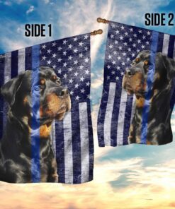 rottweiler. the thin blue line flag 4191