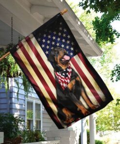 rottweiler american flag 2552