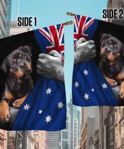 rottweiler dog lover australian flag trl1663fv2 2381