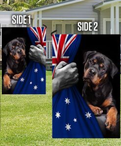 rottweiler dog lover australian flag trl1663fv2 5864