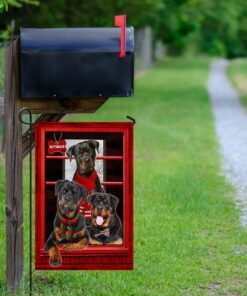 rottweiler flag flagwix™ rottweiler dogs at the door flag 2393