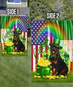 rottweiler flag irish lucky dog dbd3132fv2 1068