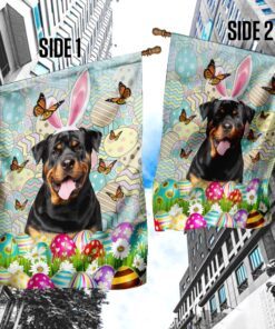 rottweiler happy easter flag 1905