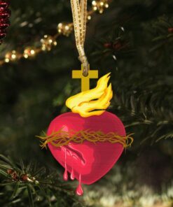 Sacred Heart Of Jesus Christmas Ornament QNK1017O