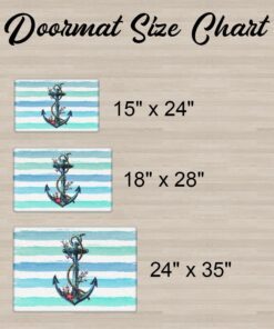 sailor anchor doormat trn1298dm 6704