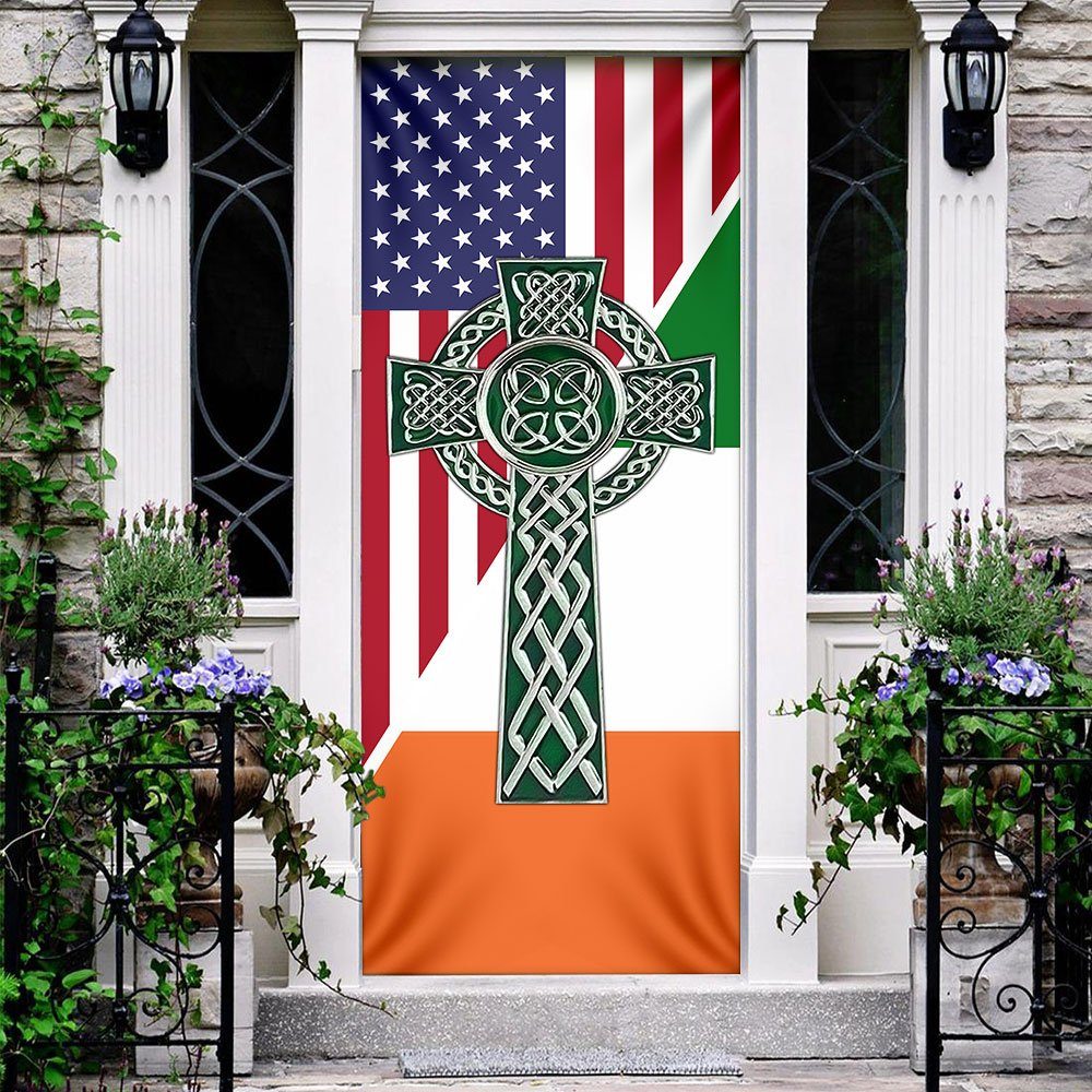 Saint Patrick's Day Door Cover, Celtic Irish Ireland QNK543D