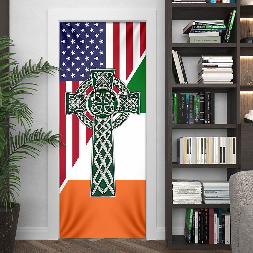 Saint Patrick's Day Door Cover, Celtic Irish Ireland QNK543D - Image 3