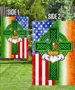 saint patricks day irish american celtic cross flag 6987
