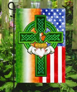 saint patricks day irish american celtic cross flag 7770