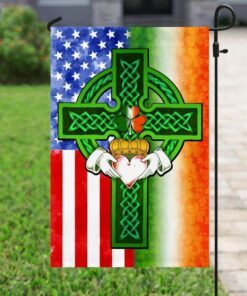 saint patricks day irish american celtic cross flag 8571