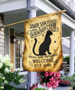 Salem Sanctuary For Wayward Cats Flag TRL1213F