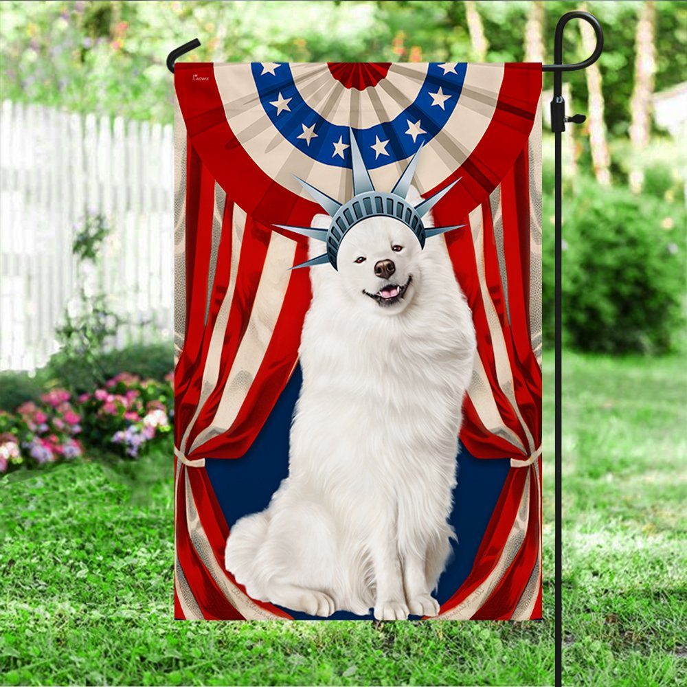 Samoyed Flag Happy Independence Day For 4th Of July BNN118Fv6 - Image 4