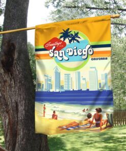 san diego california flag summer beach lnt426f 3919
