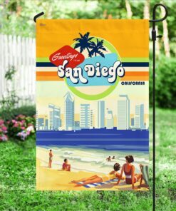 san diego california flag summer beach lnt426f 7545