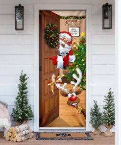 santa claus. christmas is coming door cover 2570