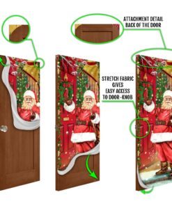 santa claus christmas is coming door cover mln628d 1406