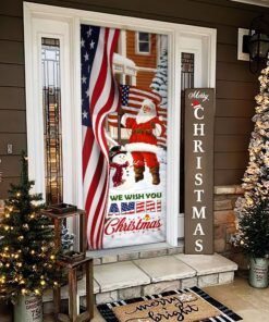santa claus us door cover we wish you ameri christmas ddh2940d 2692
