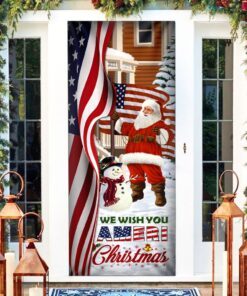 santa claus us door cover we wish you ameri christmas ddh2940d 2884