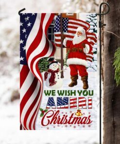 santa claus us flag we wish you ameri christmas ddh2940f 3200