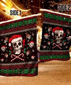 santa skull christmas flag 1812