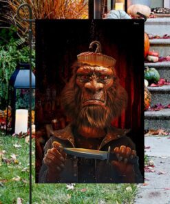 scary bigfoot halloween flag pn169f 7587