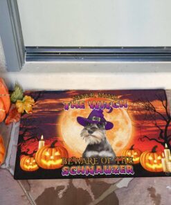 schnauzer doormat halloween thb3296dm 7268