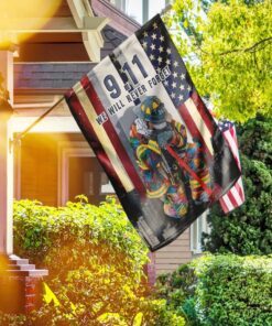 September 11th Firefighter Flag
