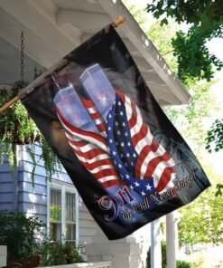 september 11th never forget 911 flag 1569