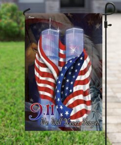 september 11th never forget 911 flag 7603