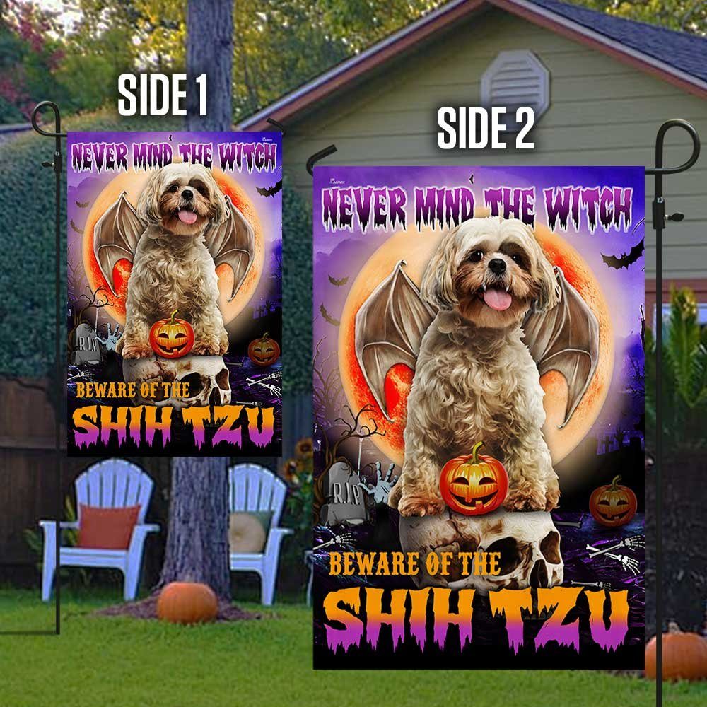 Shih Tzu Halloween Flag Beware Of The Shih Tzu DBD2796Fv24 - Image 6