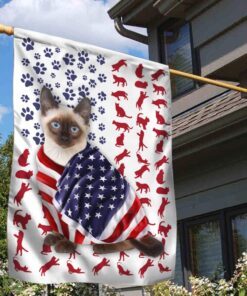 siamese cat american flag ddh2611fv38 1811