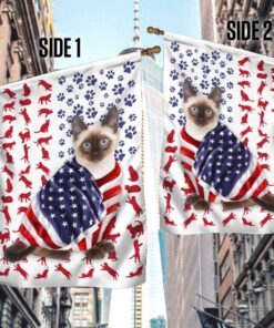 siamese cat american flag ddh2611fv38 3327