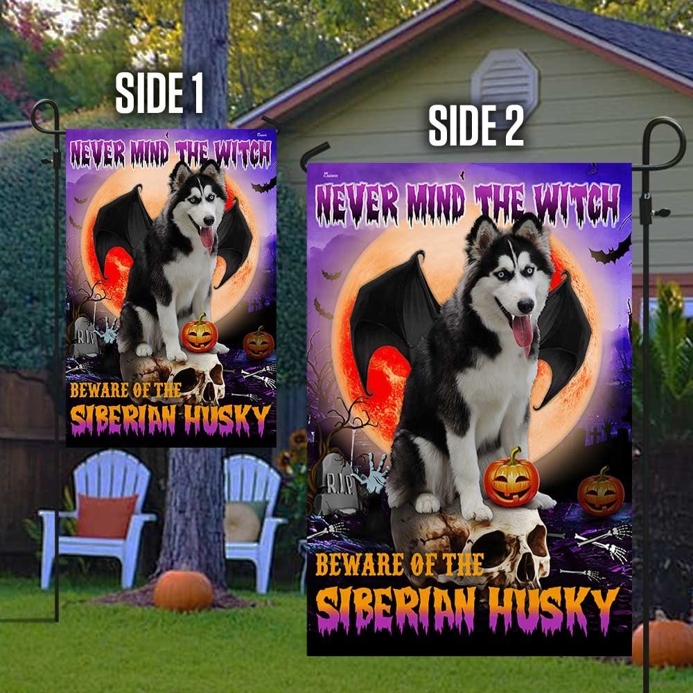 Siberian Husky Halloween Flag Beware Of The Siberian Husky DBD2796Fv19 - Image 6