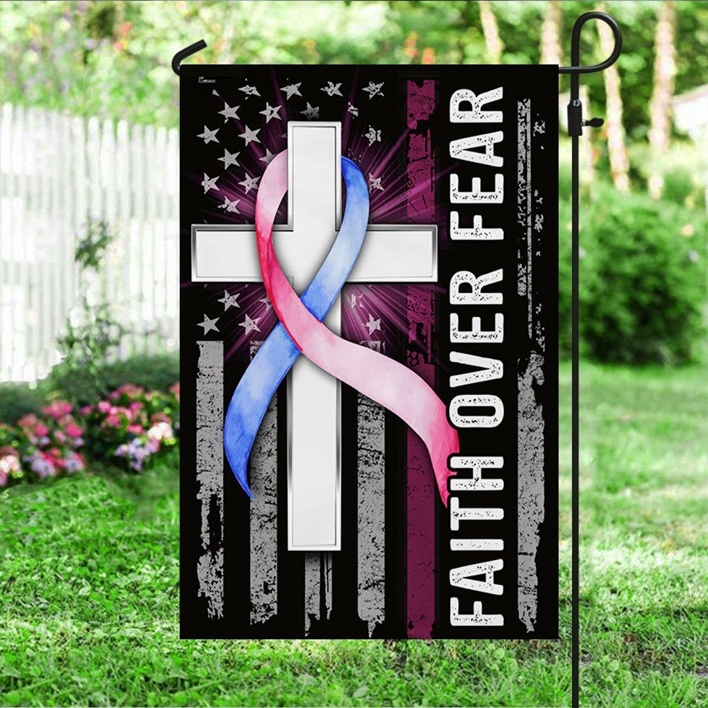 SIDS Flag Faith Over Fear Sudden Infant Death Syndrome Flag QTR508F - Image 3