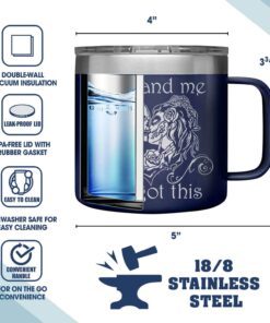 skull couple insulated coffee mug tpt222cm 6175