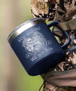 skull couple insulated coffee mug tpt222cm 8987