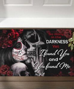 Skull Love Doormat Yet I Found You & You Found Me DBD2855DM