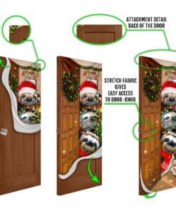 sloths christmas door cover mlh2053d 5169
