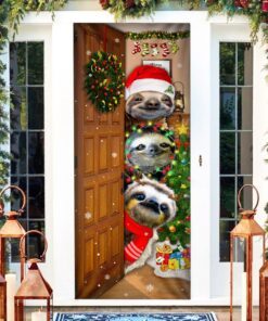 sloths christmas door cover mlh2053d 5871