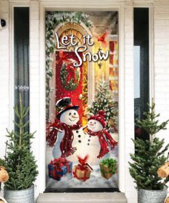 Snowman Christmas. Let It Snow Door Cover THH3447D