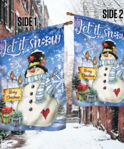 snowman flag let it snow winter blessings dbd2915f 7042