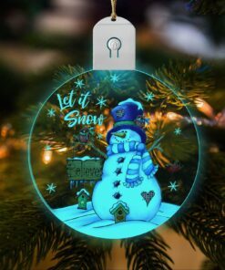 Snowman Let It Snow Led Ornament TQN700O