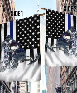 snowmobile blue line american flag lha1785fv1 8855