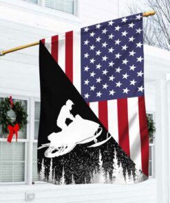 Snowmobile Flag American Motor Sledge DDH2980F